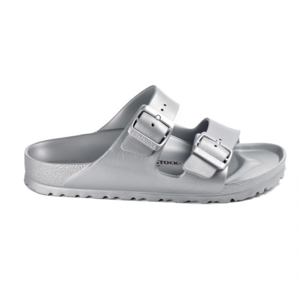 Birkenstock Arizona Eve Metallic Sandal Sz 7 GUC